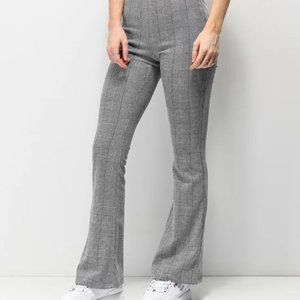 NWoT Zumies AF Studio Grey and Black Knit Flare Pants